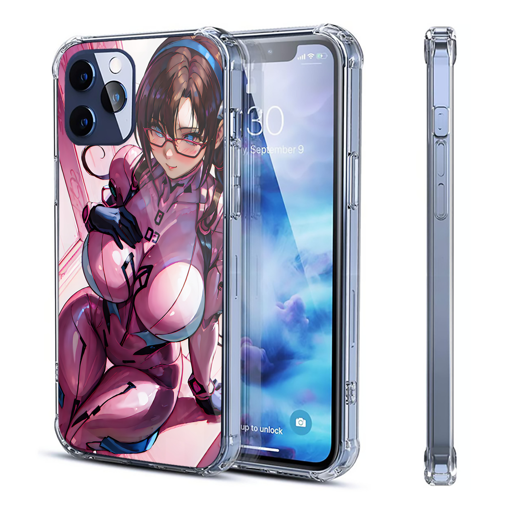 （画像用） EVA 新世紀エヴァンゲリオン 【iPhone 12シリーズ対応】透明スマホケース（クリアソフトケース）